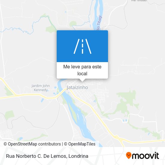 Rua Norberto C. De Lemos mapa