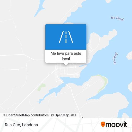 Rua Oito mapa
