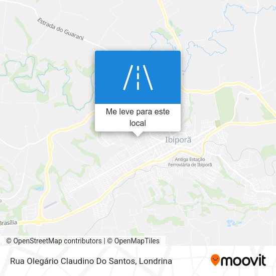Rua Olegário Claudino Do Santos mapa