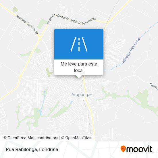 Rua Rabilonga mapa