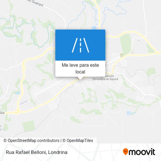 Rua Rafael Belloni mapa