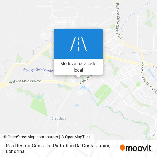 Rua Renato Gonzales Pietrobon Da Costa Júnior mapa