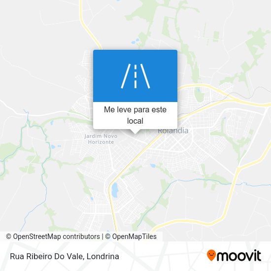 Rua Ribeiro Do Vale mapa