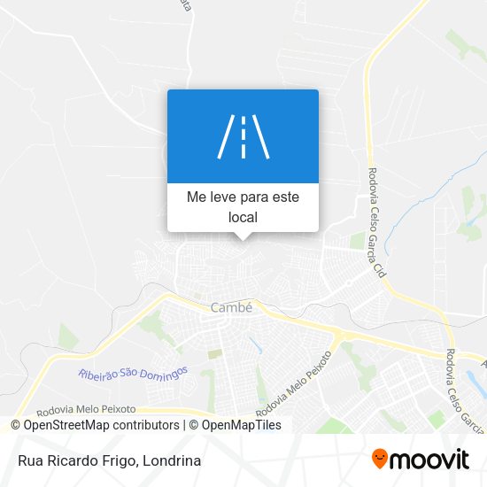 Rua Ricardo Frigo mapa
