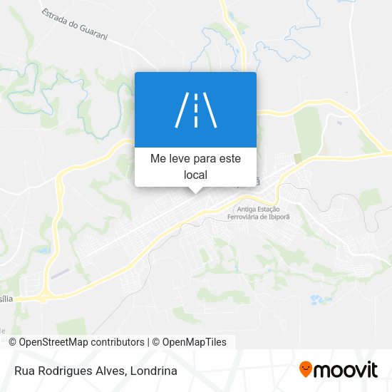 Rua Rodrigues Alves mapa