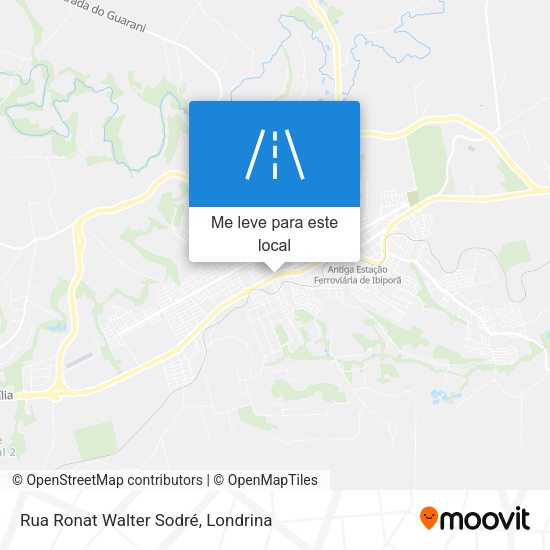 Rua Ronat Walter Sodré mapa