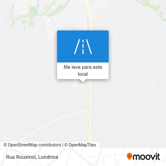 Rua Rouxinol mapa