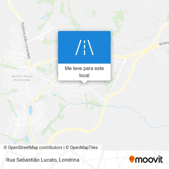 Rua Sebastião Lucato mapa