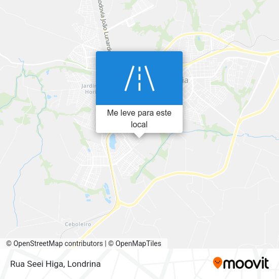 Rua Seei Higa mapa