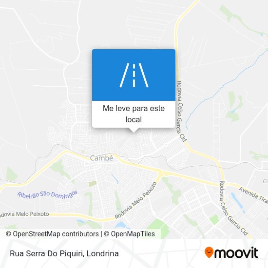 Rua Serra Do Piquiri mapa