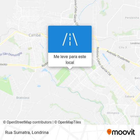 Rua Sumatra mapa