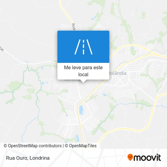 Rua Ouro mapa