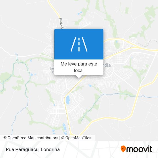 Rua Paraguaçu mapa