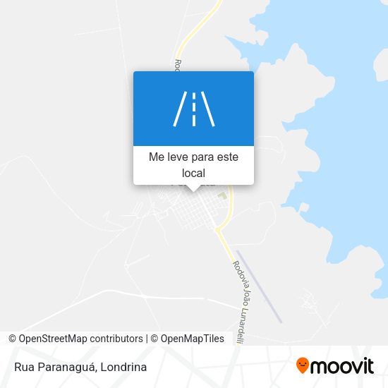 Rua Paranaguá mapa