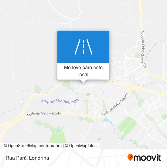 Rua Pará mapa