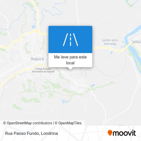 Rua Passo Fundo mapa