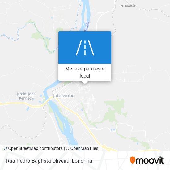Rua Pedro Baptista Oliveira mapa