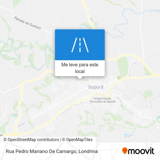 Rua Pedro Mariano De Camargo mapa