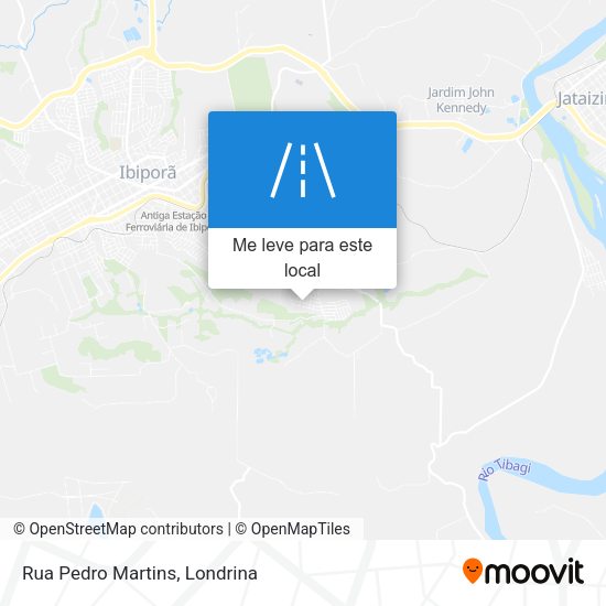 Rua Pedro Martins mapa