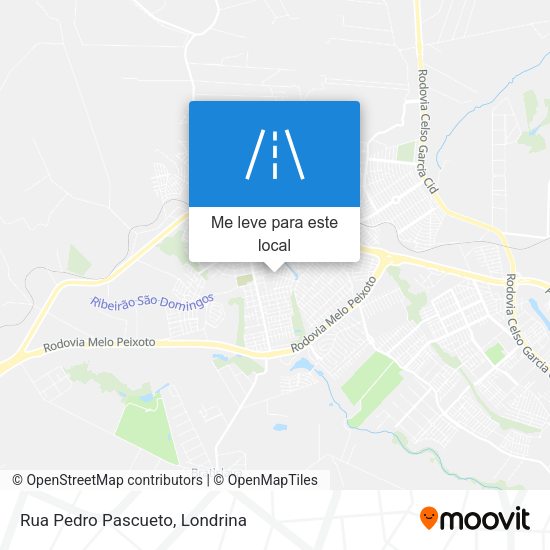 Rua Pedro Pascueto mapa