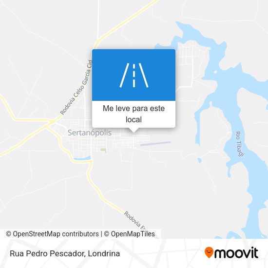 Rua Pedro Pescador mapa