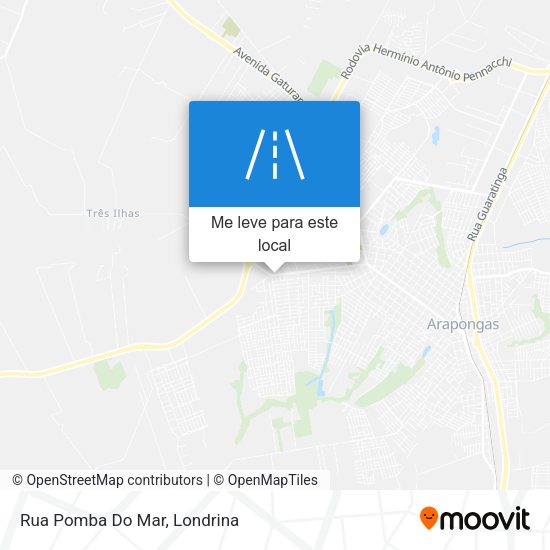 Rua Pomba Do Mar mapa