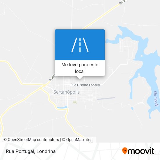 Rua Portugal mapa