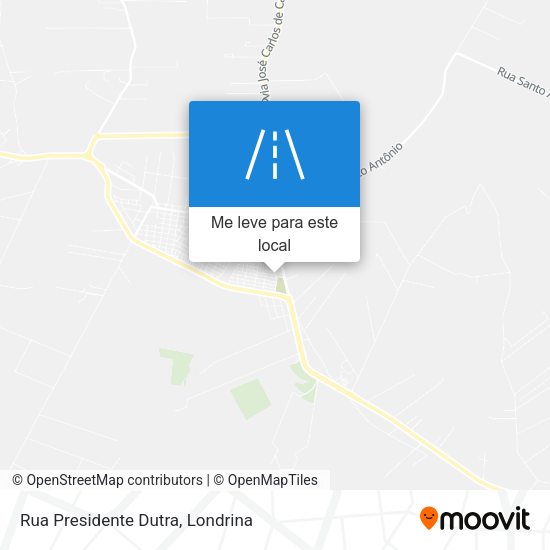 Rua Presidente Dutra mapa