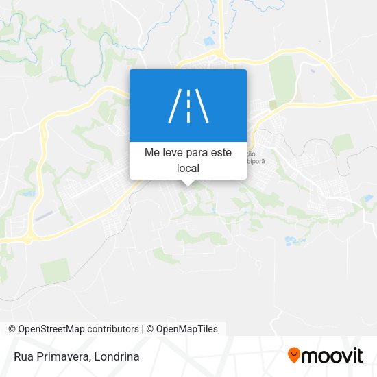 Rua Primavera mapa