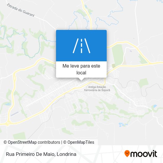 Rua Primeiro De Maio mapa