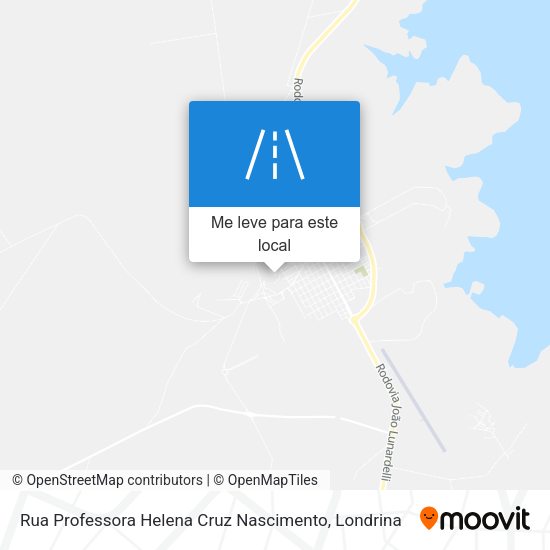 Rua Professora Helena Cruz Nascimento mapa