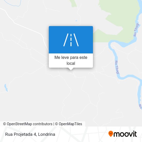 Rua Projetada 4 mapa