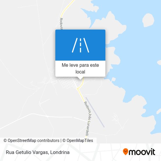 Rua Getulio Vargas mapa