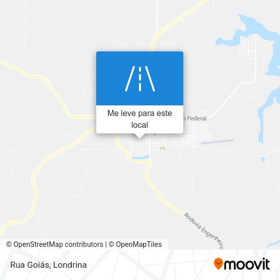Rua Goiás mapa