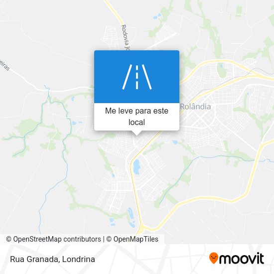 Rua Granada mapa