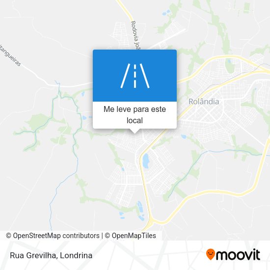 Rua Grevilha mapa