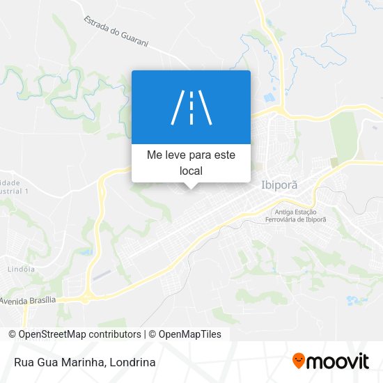 Rua Gua Marinha mapa