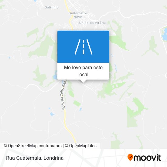 Rua Guatemala mapa