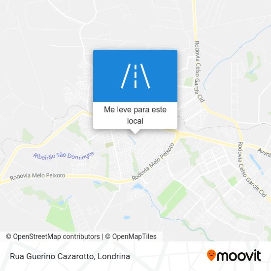 Rua Guerino Cazarotto mapa