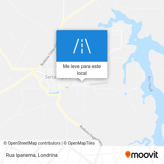 Rua Ipanema mapa