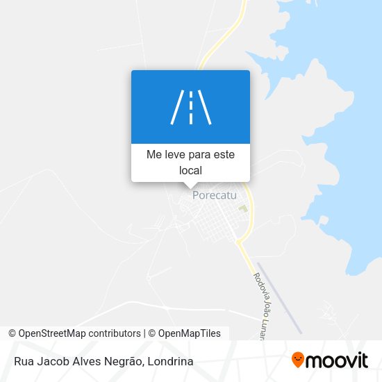 Rua Jacob Alves Negrão mapa