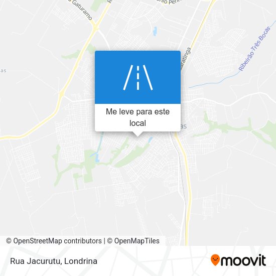 Rua Jacurutu mapa