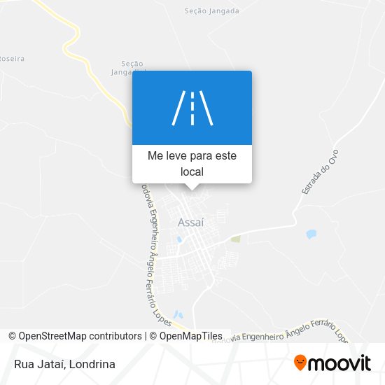 Rua Jataí mapa