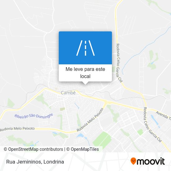 Rua Jemininos mapa