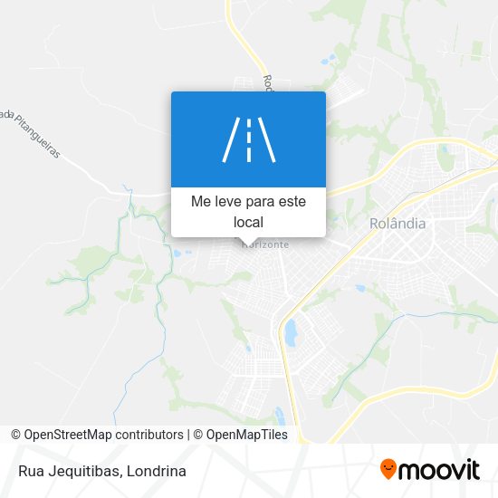 Rua Jequitibas mapa