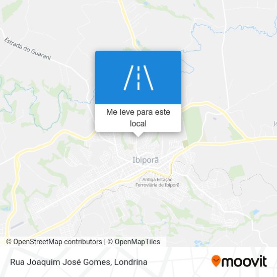 Rua Joaquim José Gomes mapa