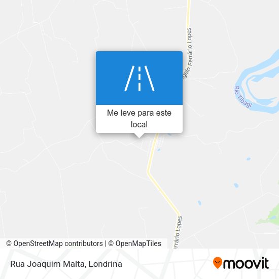 Rua Joaquim Malta mapa