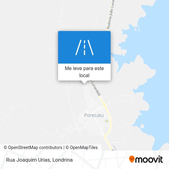 Rua Joaquim Urias mapa
