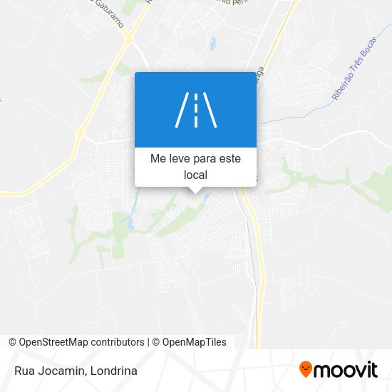 Rua Jocamin mapa