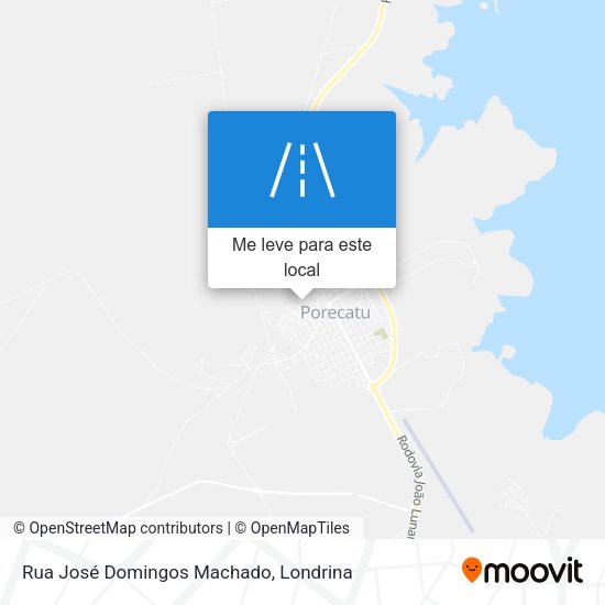 Rua José Domingos Machado mapa